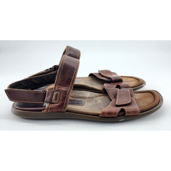 Johnston & Murphy Brown Leather Outdoor Comfort Strap Sandal Men\'s Size‎ 14 M main image 4